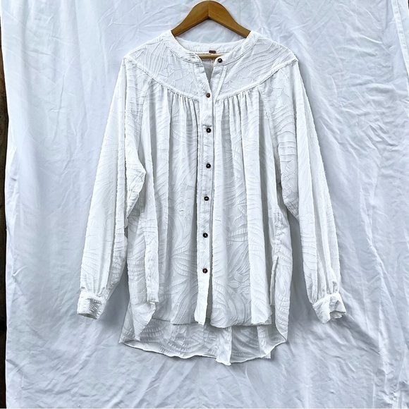 FREE PEOPLE | CAN’T STOP DREAMING TUNIC IN WHITE MEDIUM - Picture 4 of 8